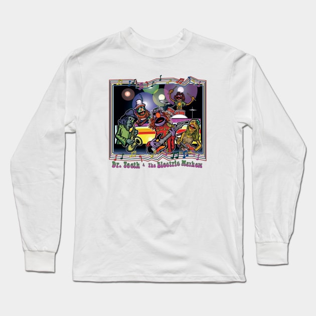 Dr. Teeth & The Electric Mayhem Long Sleeve T-Shirt by ActionNate